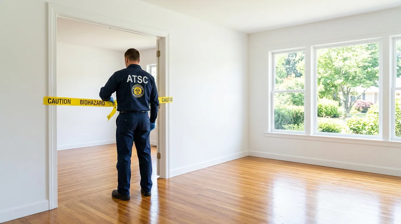 Certified biohazard cleanup crew performing Crime Scene Cleanup in West Mifflin